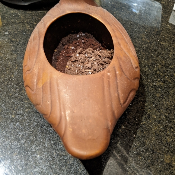 Vintage pet duck planter, pottery. Pets - Picture 5 of 7